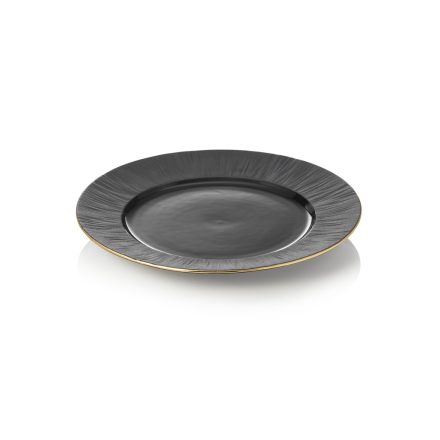 MAYA Kuro aranyperemes csemegetányér 22 cm porcelán - Német minőség