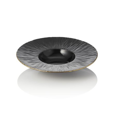 Maya Kuro aranyperemes spagetti tányér 24 cm porcelán - Német minőség