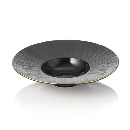 Maya Kuro aranyperemes spagetti tányér 27,5 cm porcelán - Német minőség