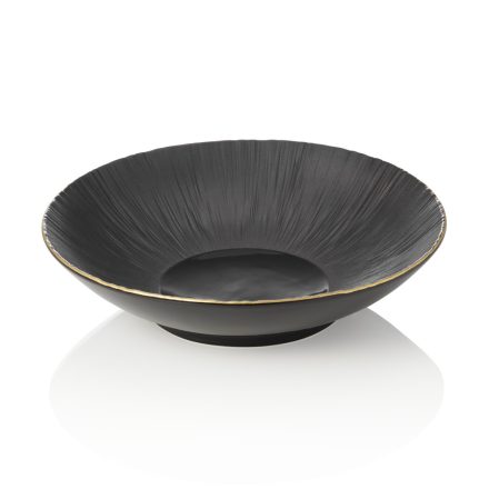 Maya Kuro aranyperemes tál 26,5 cm 1,3 liter porcelán - Német minőség