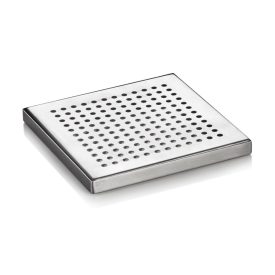 Pohárcsepegtető tálca 15,5x15,5x1,5 cm rozsdamentes