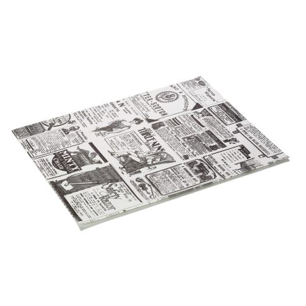 Times White hamburger vagy szendvics csomagoló zsírpapír 28x34 cm - 1000 db/ csomag