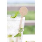 Koktélkeverő kanál fa 15,2x2,4x0,16 cm 24 db / csomag