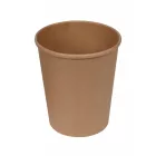 Eldobható papírpohár barna 250 ml 100 db / csomag