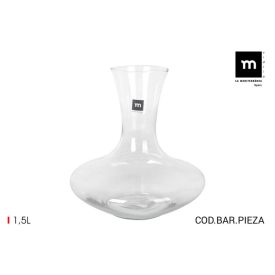 Kinga üveg dekantáló 1,5 literes, 21x22 cm – elegáns borlevegőztető kancsó