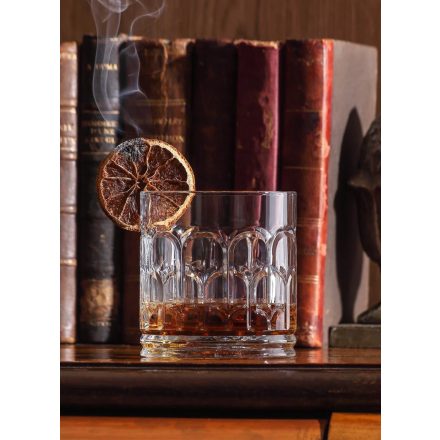 Archie 370 ml-es whisky pohár klasszikus mintázattal – Lav üveg