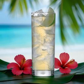 Lav Liberty longdrink pohár 295 ml – 6 darabos csomag, karcsú formájú üveg pohár üdítőkhöz, koktélokhoz és vízhez