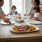 Palaos 35 cm-es szögletes sültestál - edzett üveg