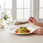 Whom 24 cm-es főételes lapostányér 6 db-os csomag - edzett üveg