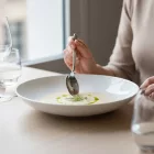 Whom 23 cm-es leveses mélytányér 6 db-os csomag - edzett üveg