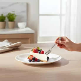   Whom 19 cm-es desszertes lapostányér 6 db-os csomag - edzett üveg