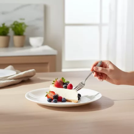 Whom 19 cm-es desszertes lapostányér 6 db-os csomag - edzett üveg