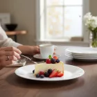 Whom 19 cm-es desszertes lapostányér 6 db-os csomag - edzett üveg