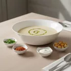 Whom 23 cm-es levestál - edzett üveg