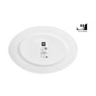 Fehér ovális sültes tál vendéglátáshoz