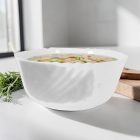 Temperált opál üveg salátástál 2 literes