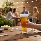 Sorgun sörös pohár 380 ml – 6 db-os LAV üveg szett, klasszikus formájú italospohár