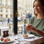 Lav Lal pezsgőspohár 230 ml – klasszikus, vékony falú üvegpohár