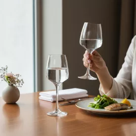 Lal fehérboros kehely 290 ml – Lav minőségű üveg borospohár