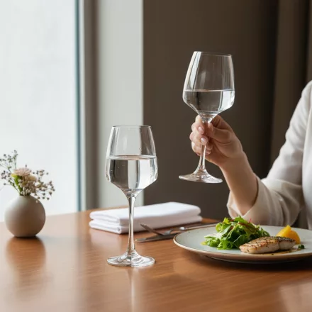 Lal fehérboros kehely 290 ml – Lav minőségű üveg borospohár