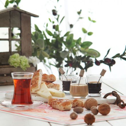 Lal kísérős pohár 95 ml-es, Lav üvegből, 6 darabos szett – pohárdesszerthez, shothoz vagy likőrhöz ideális.