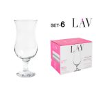 Fiesta üveg koktélos pohár 460 ml – modern dizájn, tökéletes Mojitohoz és Spritzhez