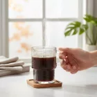 HELEN Bögre 270ml, üveg, 6 db-os csomag