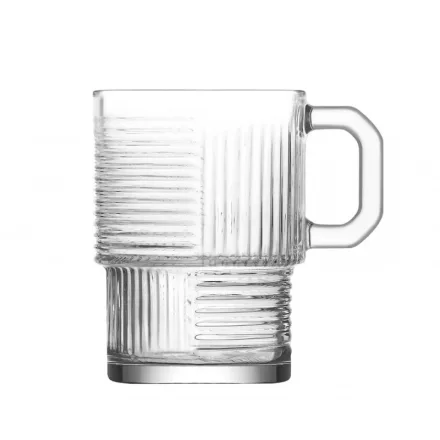 HELEN Bögre 270ml, üveg, 6 db-os csomag