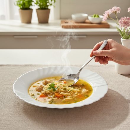 Bormioli Rocco Ebro mélytányér 23 cm, 6 db-os készlet, tartós opál üveg