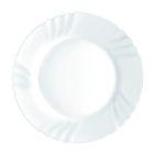 Ebro lapostányér 20 cm – opál üveg, fehér, modern stílusú tányér