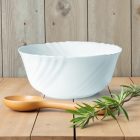 Ebro salátástál 23 cm, 2 literes – Bormioli Rocco opál üveg tál salátákhoz és köretekhez