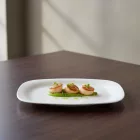 PARMA FEHÉR sültes 16,3x21,7 cm, opál üveg