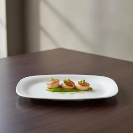 PARMA FEHÉR sültes 16,3x21,7 cm, opál üveg