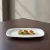 PARMA FEHÉR sültes 16,3x21,7 cm, opál üveg