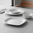 PARMA FEHÉR sültes 16,3x21,7 cm, opál üveg