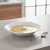 Parma fehér szögletes mélytányér 23x23 cm, 0,6 liter – elegáns, letisztult porcelán tányér levesekhez, tésztákhoz és főételekhez