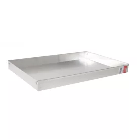 Alumínium tepsi 38x25x3,5 cm – nagy méretű sütőforma húsokhoz és rakott ételekhez