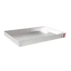 Alumínium tepsi 38x25x3,5 cm – nagy méretű sütőforma húsokhoz és rakott ételekhez