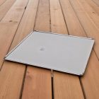 Alumínium lapos sütőlap, 41×37 cm, 0,5 cm vastag, alacsony peremmel – GasztroZoli ajánlata