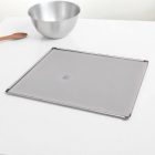 Alumínium sütőlap alacsony peremmel, 41×37 cm – tartós, gyorsan melegedő lapos tepsi