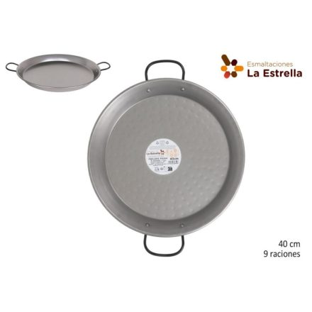 Paella serpenyő 40 cm spanyol minőség