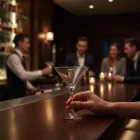 175 ml-es Misket martini pohár, prémium üveg, klasszikus kehely formában