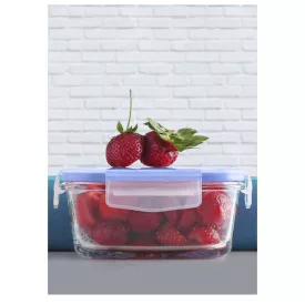 LAV üveg ételtároló 1,2 l csatos fedővel