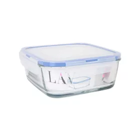 LAV üveg ételtároló 1,15 l csatos fedővel