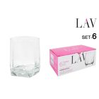 Tuana whiskys pohár 320 ml, 6 db-os csomag - Lav üveg