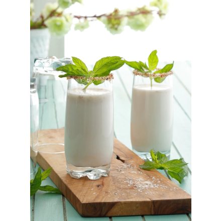 Adora üdítős pohár 390 ml, hullámos aljú Lav üveg, 6 darabos szett üdítők és pohárkrémek tálalásához