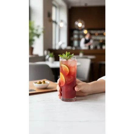 320 ml-es Tubo longdrink pohár – vastag falú, strapabíró, GasztroZoli ajánlásával