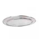 35 cm-es ovális tálca rozsdamentes anyagból