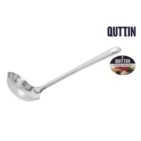 Quttin merőkanál 30,5 cm – 80 ml, rozsdamentes, mosogatógépben mosható, profi adagoláshoz
