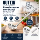 Quttin merőkanál 30,5 cm – 80 ml, rozsdamentes, mosogatógépben mosható, profi adagoláshoz
